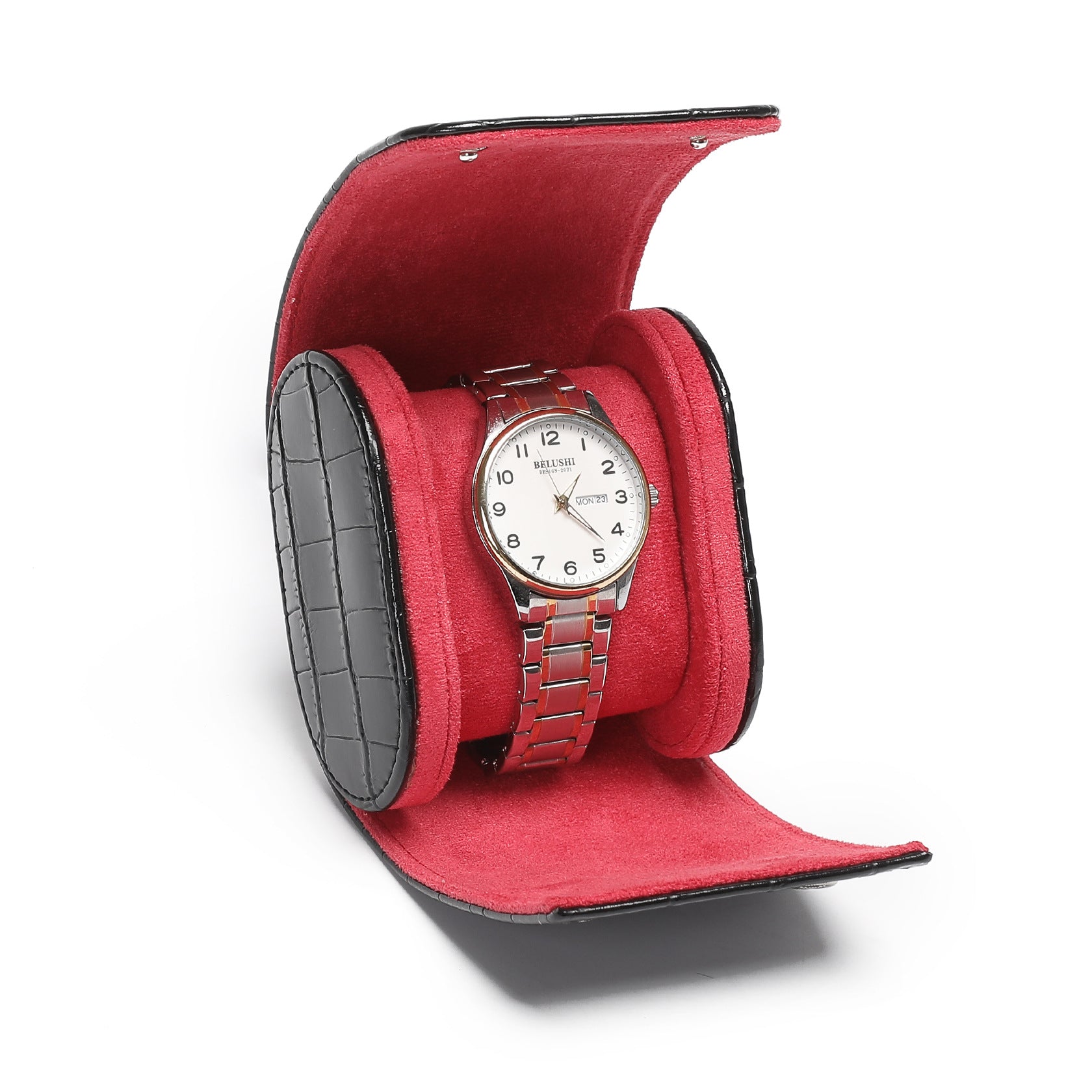 Rotary & Crown Crocodile Watch Roll