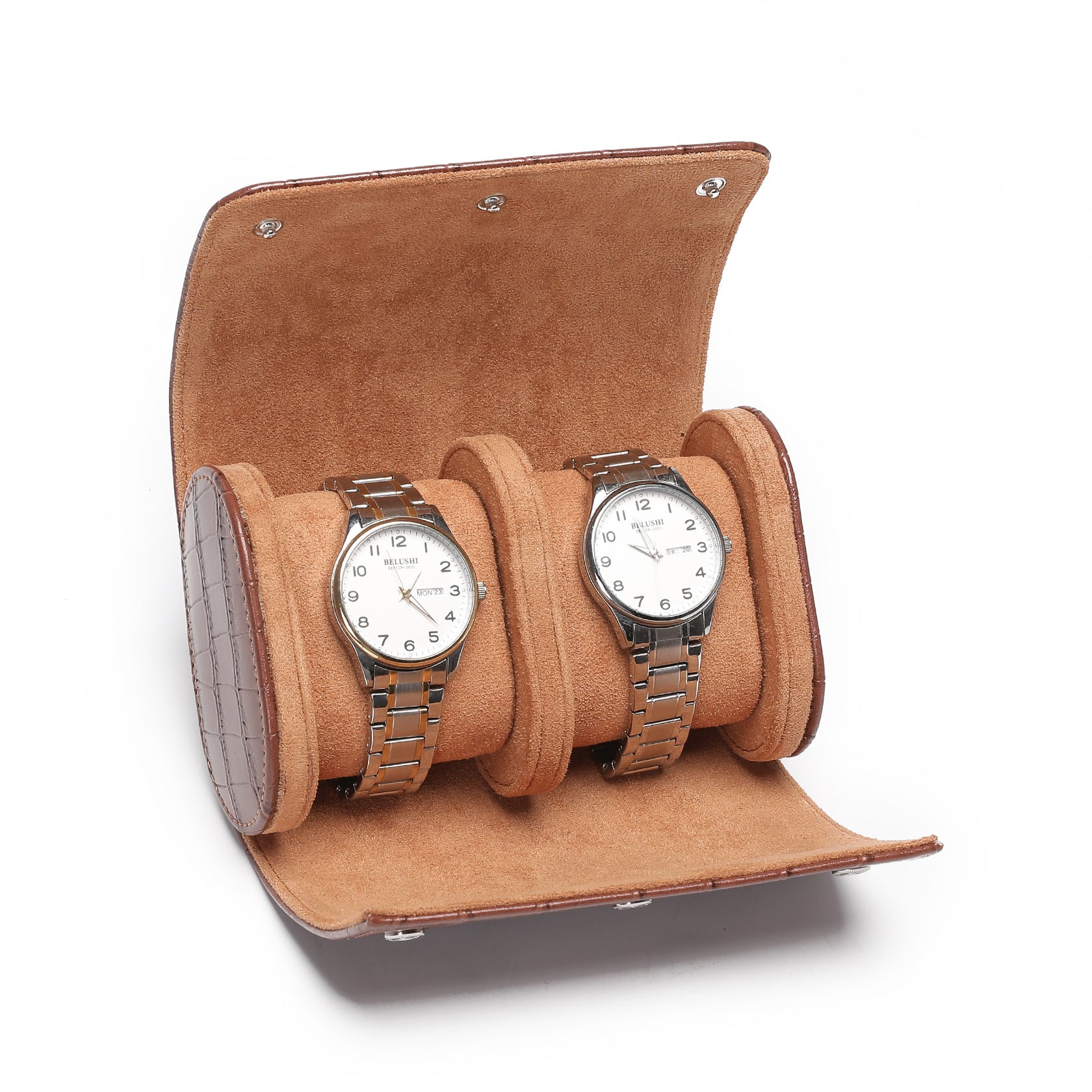 Rotary & Crown Crocodile Watch Roll