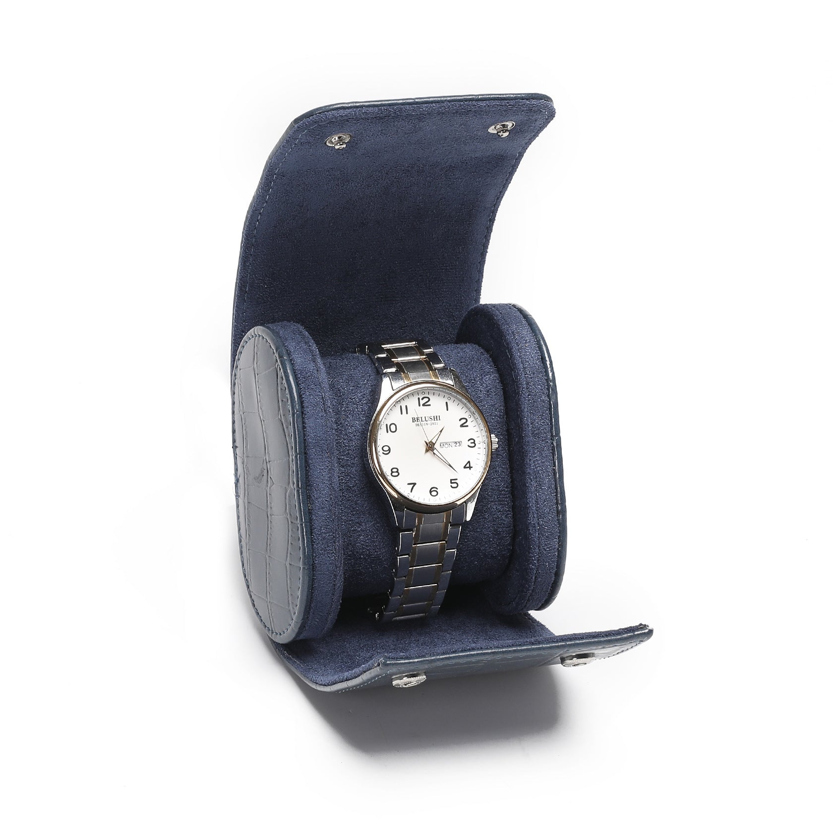 Rotary & Crown Crocodile Watch Roll