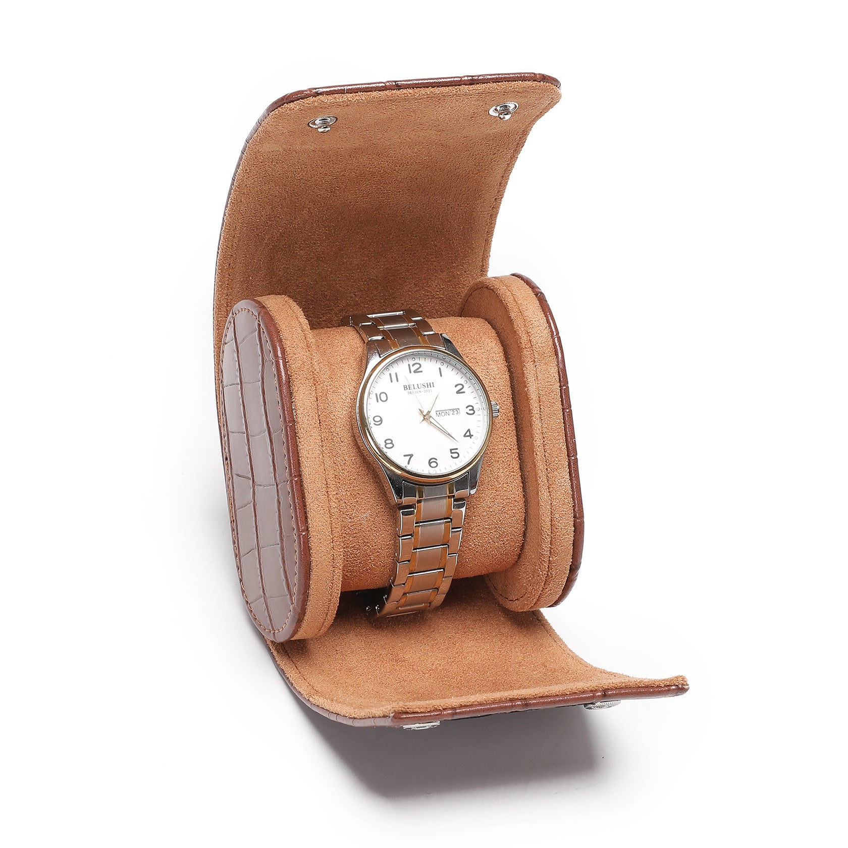 Rotary & Crown Crocodile Watch Roll