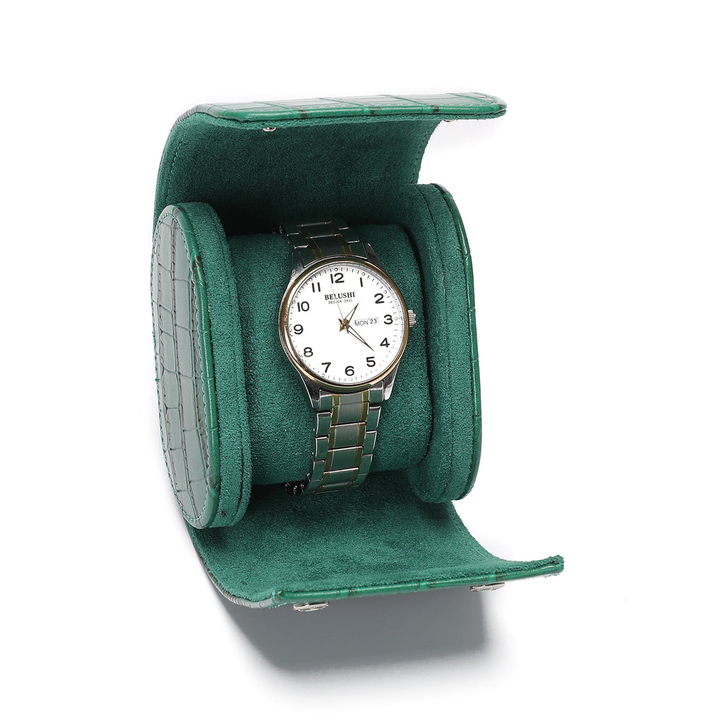 Rotary & Crown Crocodile Watch Roll