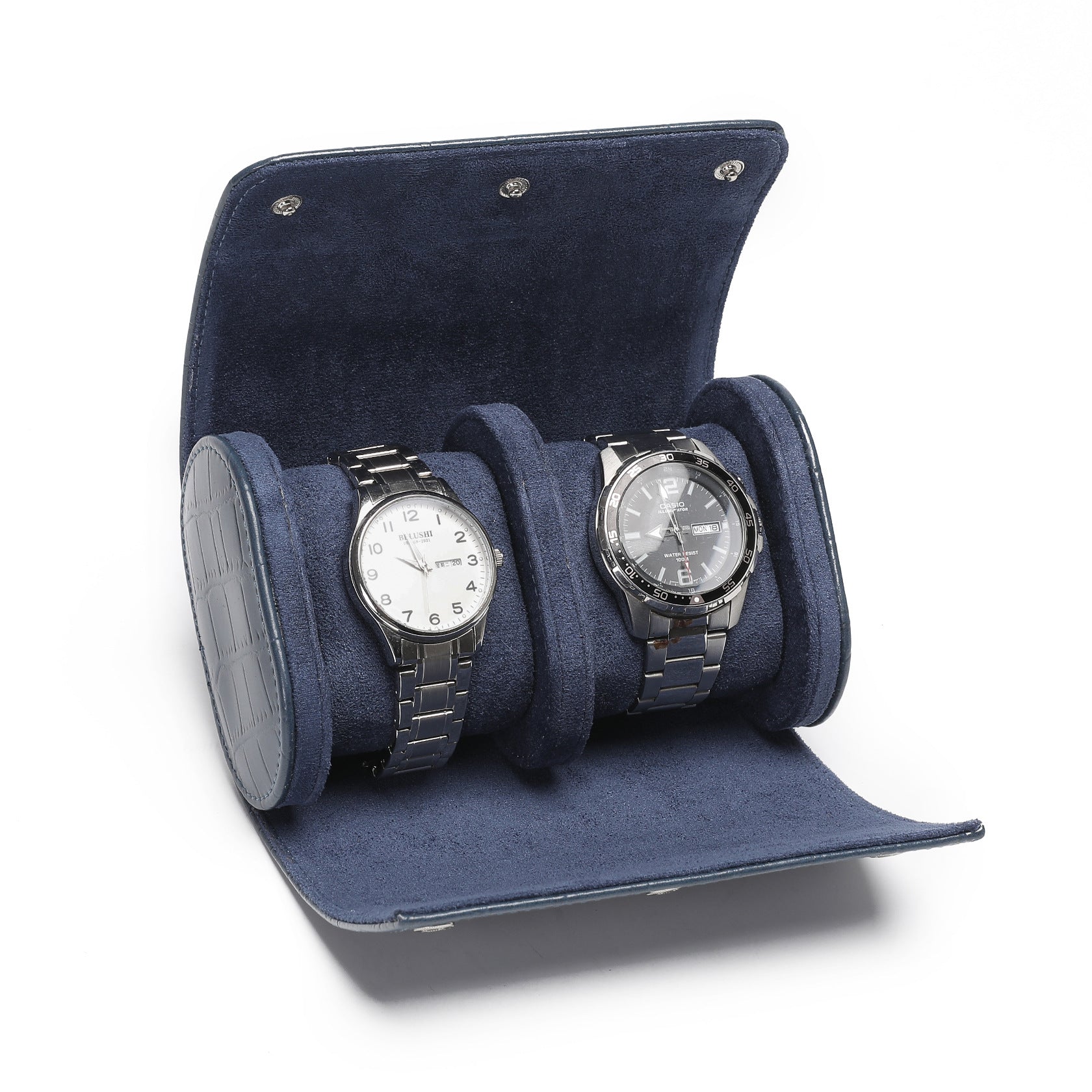 Rotary & Crown Crocodile Watch Roll