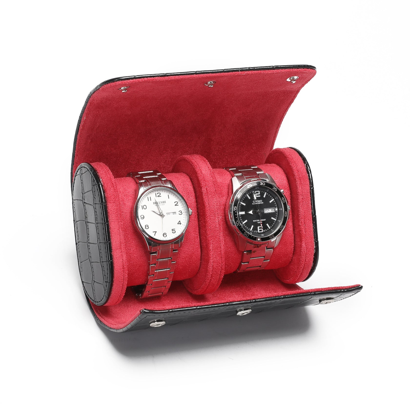 Rotary & Crown Crocodile Watch Roll