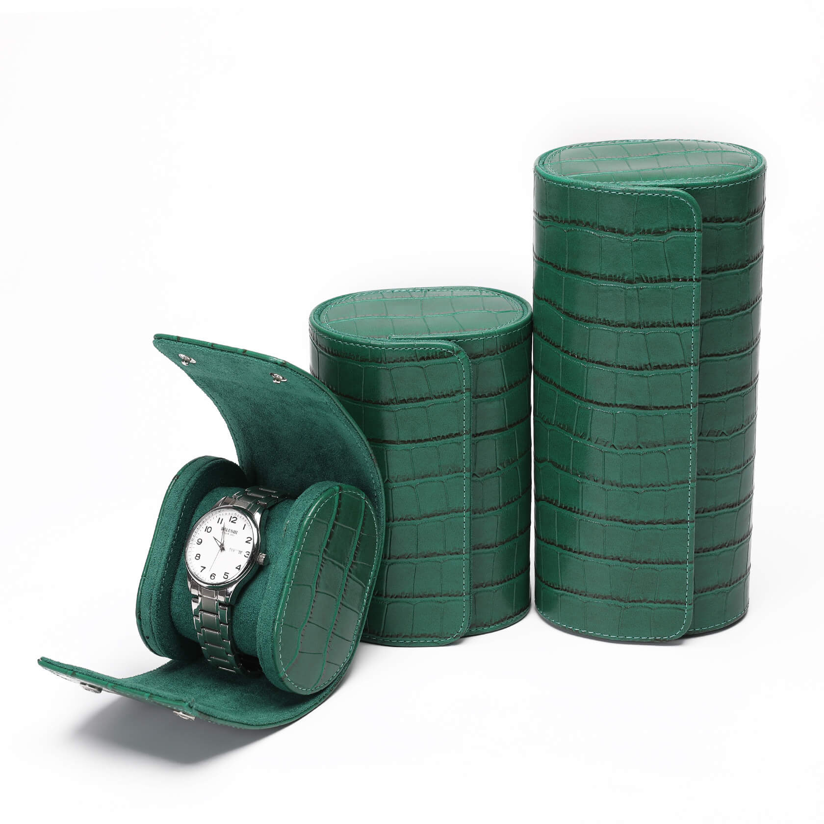 Rotary & Crown Crocodile Watch Roll