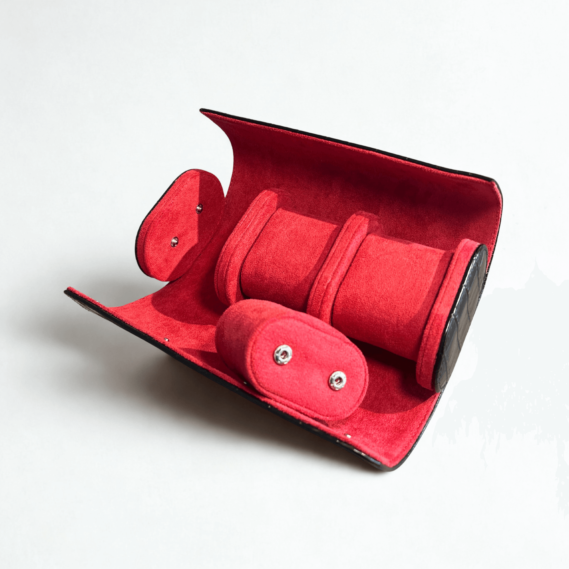 Rotary & Crown Crocodile Watch Roll