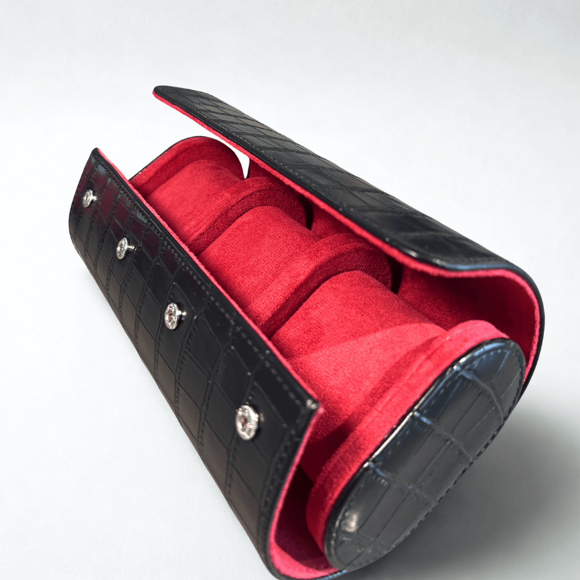 Rotary & Crown Crocodile Watch Roll