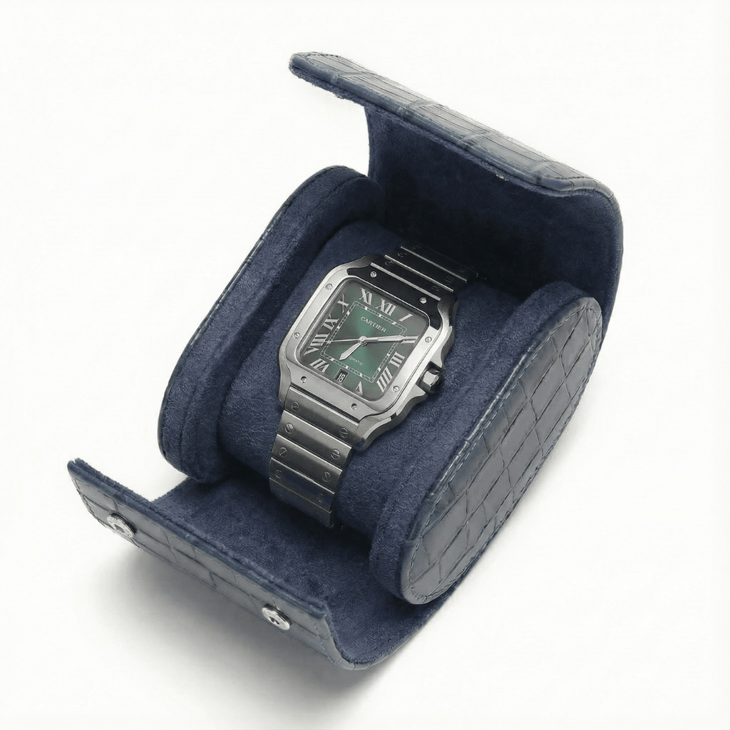 Rotary & Crown Crocodile Watch Roll